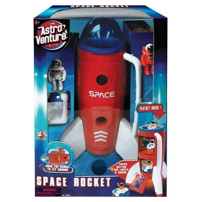 AV63114_001w Racheta spatiala si figurine astronaut Astro Venture