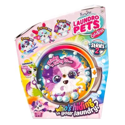 C35042_001w 884978350424 Плюшена играчка Laundro Pets, животно изненада от Cutekins