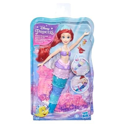 F0399_001w Papusa Disney Princess  Rainbow Reveal Ariel