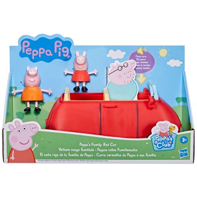 T000F2184_001w 5010993868285 Комплект за игра с две фигурки Peppa Pig, Peppas Family Red Car