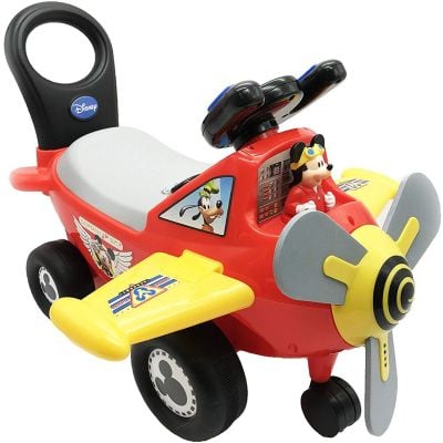 053561_001 661148535610 Количка без педали Kiddieland - Моят първи самолет Mickey Mouse