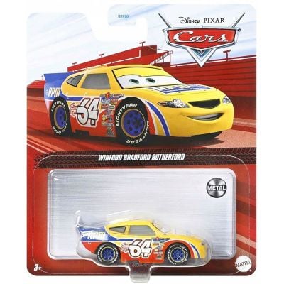 DXV29_2018_272w 887961725841 Метална количка, Disney Cars, Winford Bradford Rutherford, GCC60