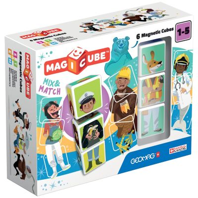 GEOM123_001w 0871772001232 Игра с магнитна конструкция Magic Cube Match, 6 части