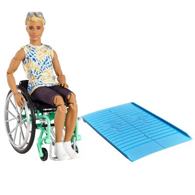 GWX93_001w Papusa Barbie Fashionistas, Ken in scaun cu rotile, 167
