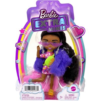 Кукла Barbie с дълга коса и аксесоари, Extra Minis, HGP63