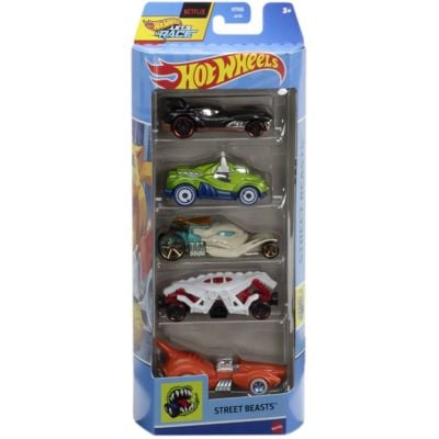 Комплект 5 колички Hot Wheels, Street Beasts, HTV55