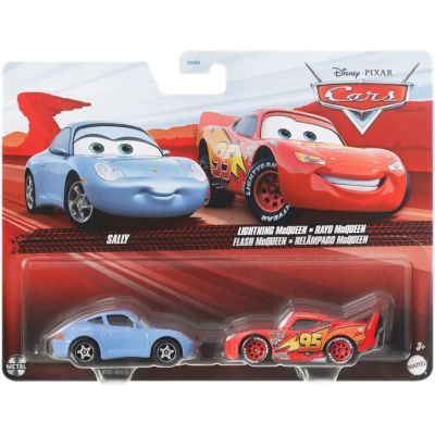 DXV99_2018_048w 194735199310 Комплект колички Disney Cars 3, Sally и Lightning McQueen, 1:55, HTX07