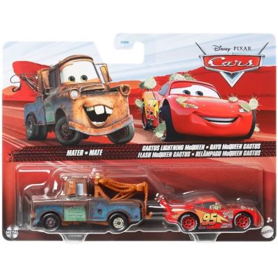 DXV99_2018_044w 194735199303 Комплект колички Disney Cars 3, Mater и Cactus Lightning McQueen, 1:55, HTX10