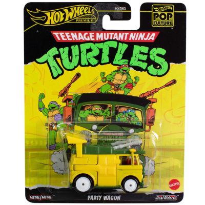 Метална количка Hot Wheels, Pop Culture, Teenage Mutant Ninja Turtle, Party Wagon, 1:64, HXF04