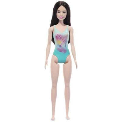 Кукла Barbie, На плажа по бански, Tropical Blue, HXX51