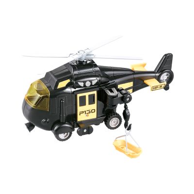 INT1349_001w 5949033911349 Хеликоптер със светлини и звуци Cool Machines, Черен