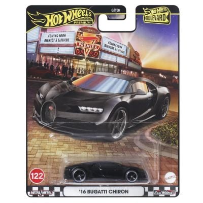 Метална количка, Hot Wheels, Boulevard, 16 Bugatti Chiron, JBL30
