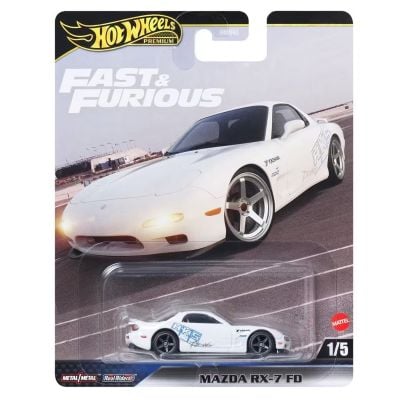 Количка Fast and Furious, Hot Wheels, Mazda Rx-7 FD, JBL93