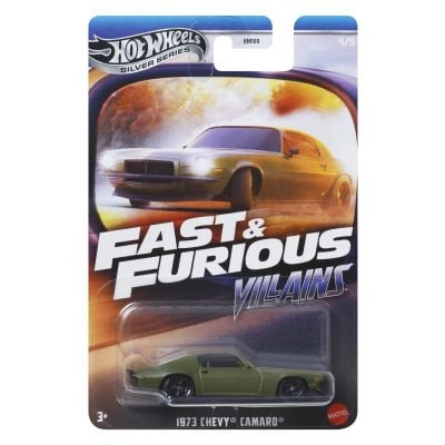 Количка Fast and Furious, Hot Wheels, 1973 Chevrolet Camaro, JBY37