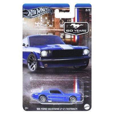 T000GRT01_013w 887961911077 Метална количка, Hot Wheels, 65 Ford Mustang 2+2 Fastback, JBY49