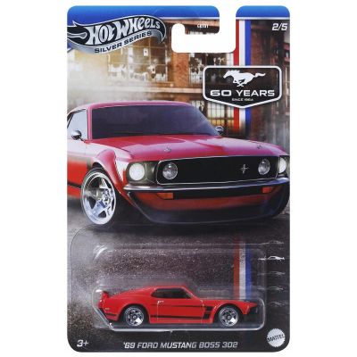 T000GRT01_015w 887961911077 Метална количка, Hot Wheels, 69 Ford Mustang Boss 302, JBY51