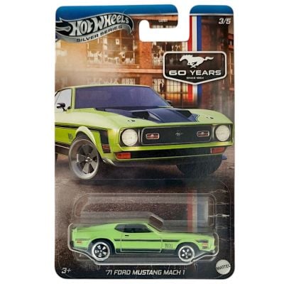Метална количка, Hot Wheels, 71 Ford Mustang MACH 1, JBY52