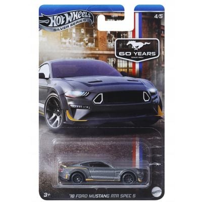 T000GRT01_017w 887961911077 Метална количка, Hot Wheels, 18 Ford Mustang RTR Spec 5, JBY53