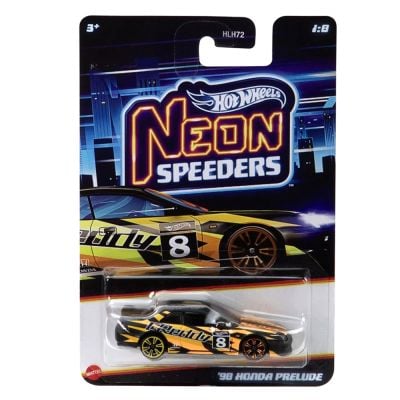 Метална количка, Hot Wheels, Neon Speeders, 98 Honda Prelude, JCB00