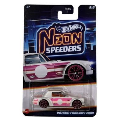 Метална количка, Hot Wheels, Neon Speeders, Datsun Fairlady 2000, JCB04
