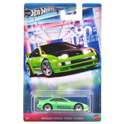 Метална количка, Hot Wheels, 90 Street Sport, Nissan 300ZX Twin Turbo, 1:64, JCB59
