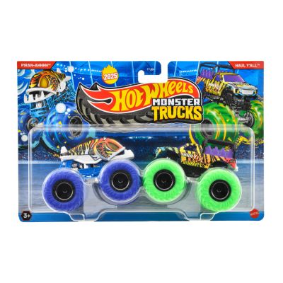 Комплект 2 колички Monster Truck, Hot Wheels, Piran-Ahhhh vs Haul Y'all, JCC78