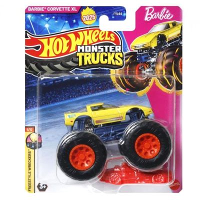Количка Hot Wheels, Monster Truck, Barbie Corvette XL, JCD97