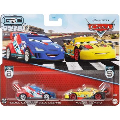 Комплект колички Disney Cars 3, Raoul Caroule и Miguel Camin, JDH46