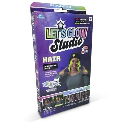 LG3361MIX_003w 860005672080 Комплект фосфоресциращи аксесоари Lets Glow Studio Hair