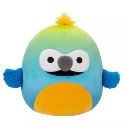 Плюшена играчка, Squishmallows, Папагал Baptise, 19 см