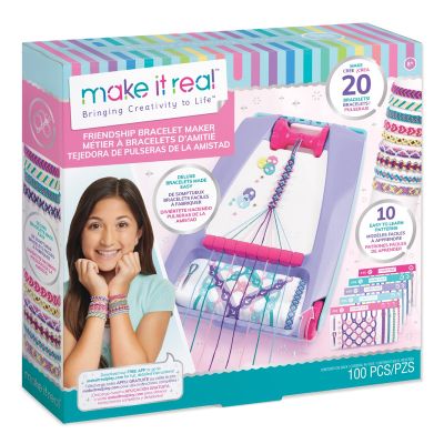 N00001457_001w 695929014575 Комплект за създаване на 20 гривни, Make It Real, Friendship Bracelet Maker, 100 броя