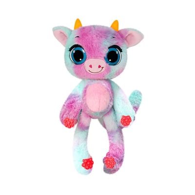 N00002005_CHERRY MOO COW 815887028753 Ароматизирана мини плюшена играчка, Bubble Pops, S1, Cherry Moo Cow, 23 см