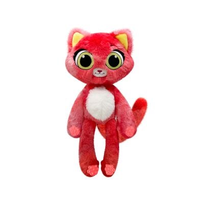 N00002005_GRAPEFRUIT GLIMMER CAT 815887028777 Ароматизирана мини плюшена играчка, Bubble Pops, S1, Grapefruit Glimmer Cat, 23 см
