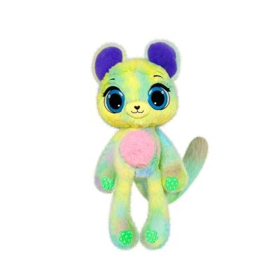 N00002005_LEMONY ZEST MOUSE 815887028685 Ароматизирана мини плюшена играчка, Bubble Pops, S1, Lemony Zest Mouse, 23 см