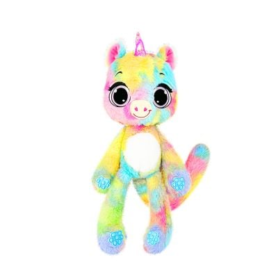 N00002005_RASPBERRY BURST UNICORN 815887028661 Ароматизирана мини плюшена играчка, Bubble Pops, S1, Raspberry Burst Unicorn, 23 см