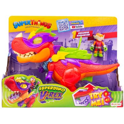 Фигурка Superdino V-Rex, Superthings и фигурки Kazoom