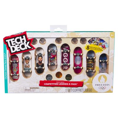 Комплект 8 мини скейтборда, Tech Deck, Competition Legends, 20147679