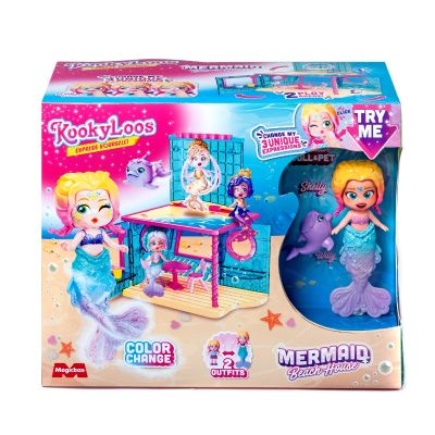N00002412_001w 8431618024126 Комплект за игра с кукла Shelly, Kookyloos, Mermaid beach house