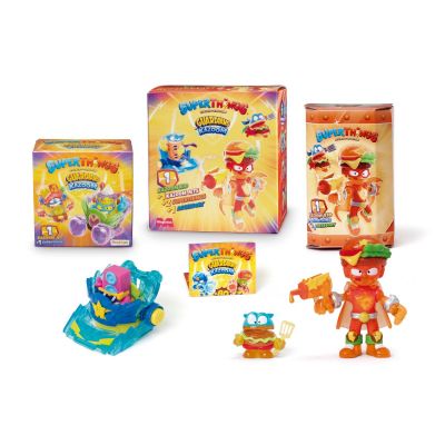 Комплект 3 фигурки, SuperThings, Guardians of Kazoom Kid и Kazoom Slider, Оранжев