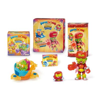 Комплект 3 фигурки, SuperThings, Guardians of Kazoom Kid и Kazoom Slider, Червен