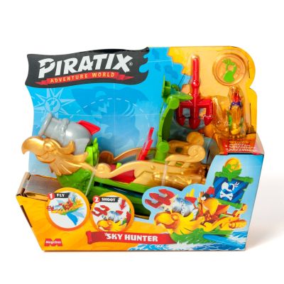 Комплект за игра с фигурка Captain Wings, Piratix, Nava Sky Hunter