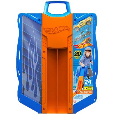 N00003229_001w 4893825032297 Кутия 2 в 1 Drag Racing за 20 колички, Hot Wheels