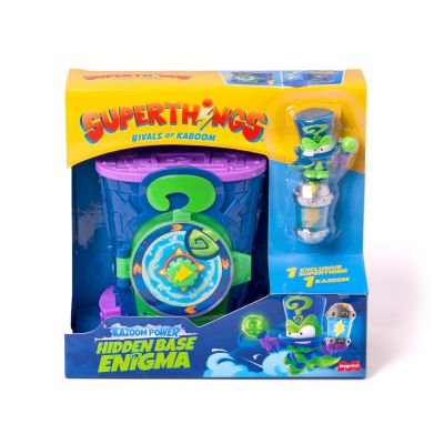 Комплект за игра с фигурки Superthings, Kazoom Power, Скрита База Енигма