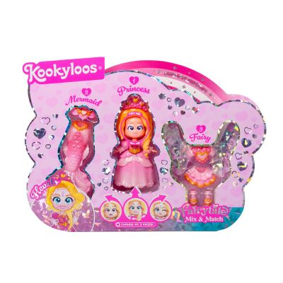 Комплект за игра с кукла Kookyloos, Fairytale Mix&Match, Hearts