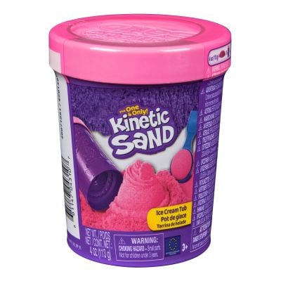 Комплект за игра с пясък, Kinetic Sand, Ice Cream Tub, Розов, 20149737