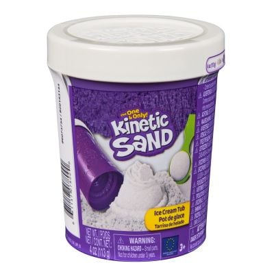 Комплект за игра с пясък, Kinetic Sand, Ice Cream Tub, Бял, 20150922