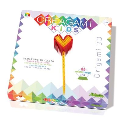 N00008841_001w 8032591788410 3D игра, Оригами Сърце, Creagami Kids, 89 части