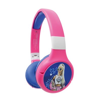 Сгъваеми слушалки с кабел и Bluetooth, Lexibook, Barbie