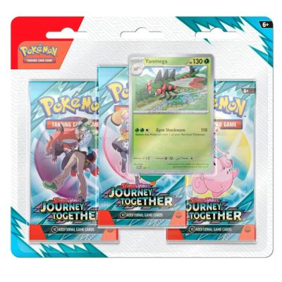 Комплект 3 пакета карти за игра, Pokemon TCG, SV09 Journey Together