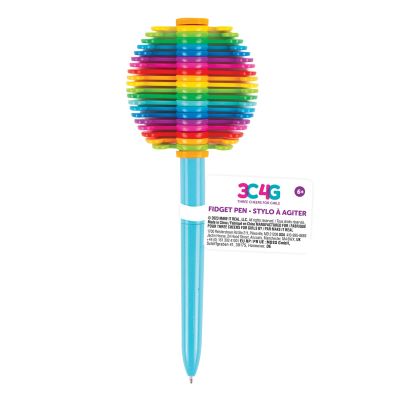 N00012040_001w 638241120401 Цветна химикалка, 3C4G, Fidget Spinner Pen